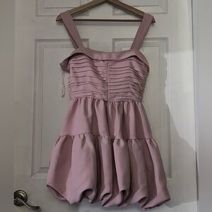 Light pink Zara bubble dress